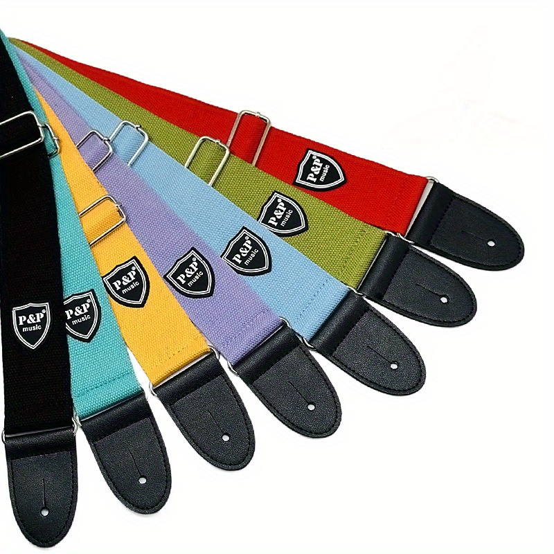 Guitar Strap Padded - Correia de guitarra de cores vibrantes