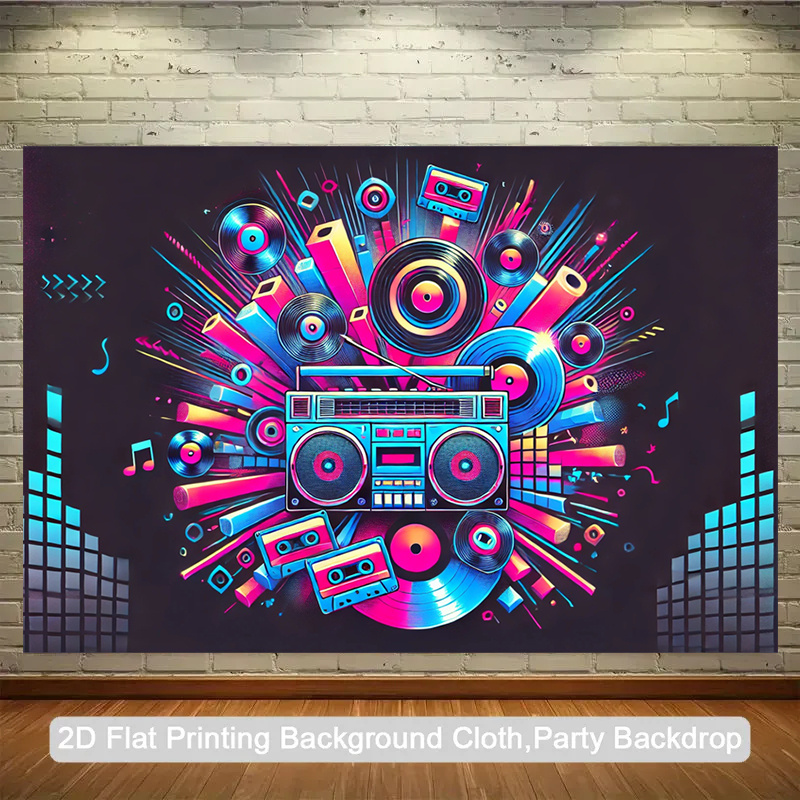 Audio House Music - Produto plano 2D, de uma única