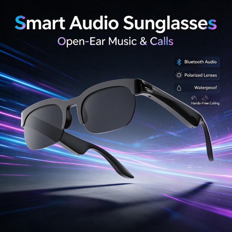 Audio Music Voice - Óculos de Sol Inteligentes com Áudio,