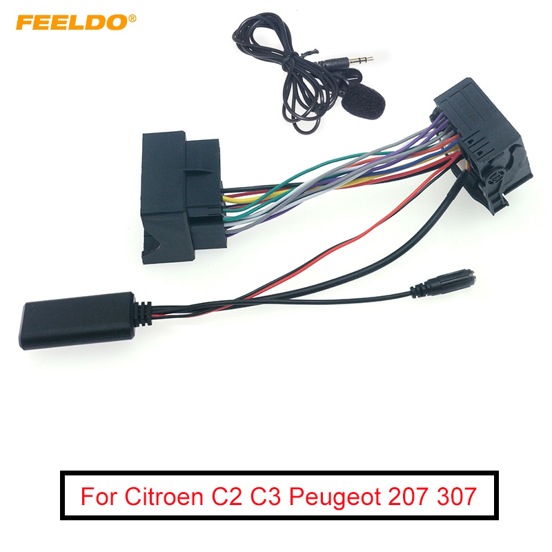 Audio Without Music - Feeldo carro módulo bluetooth aux-in áudio