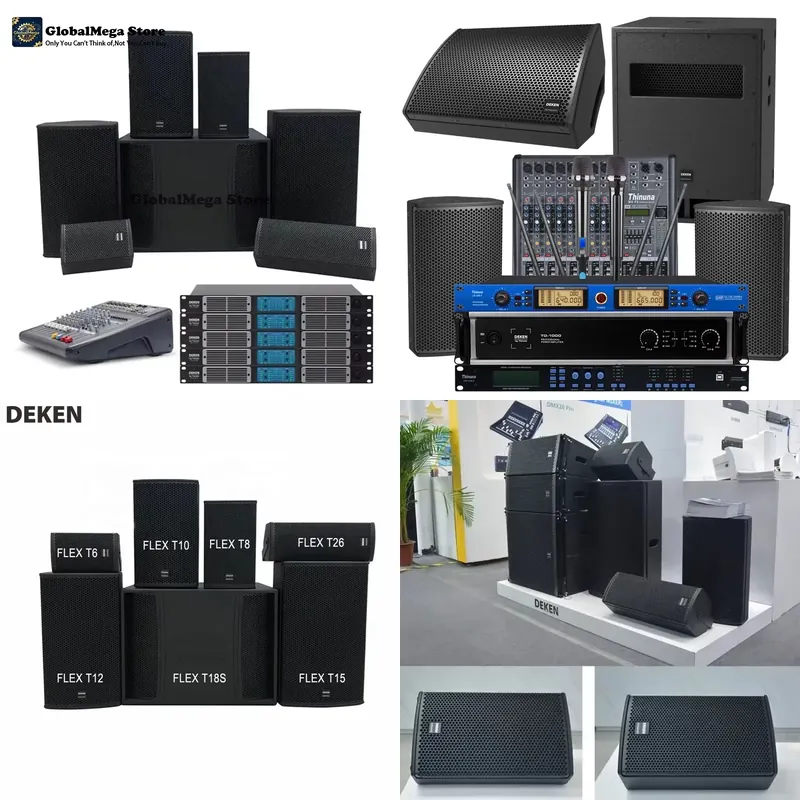 Music Audio Pro - FLEX-T10 Sistema de Som Profissional de