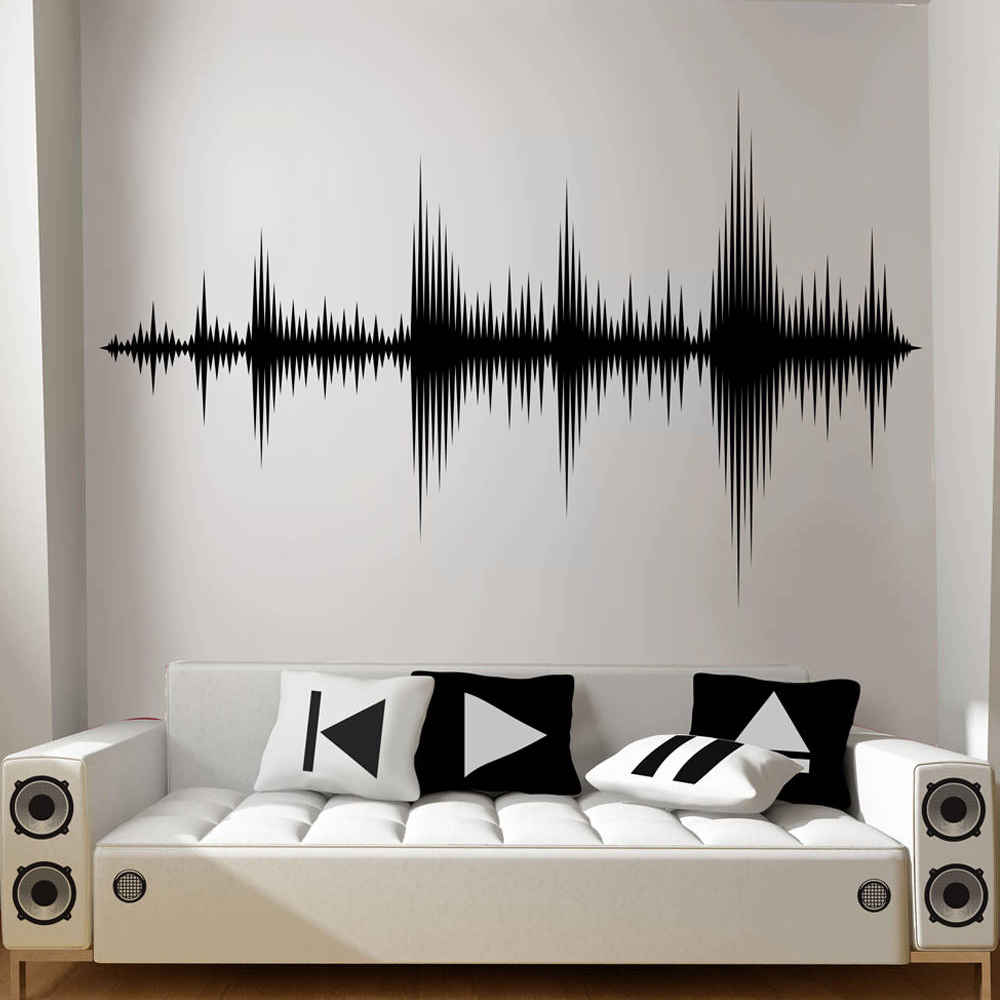 Removível Audio Wave Wall Deca - Audio Music Remover avaliação e preço