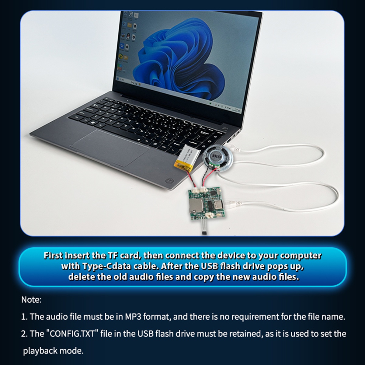 Módulo Gravador de Som Program - Audio Music Mp3 Download avaliação e preço