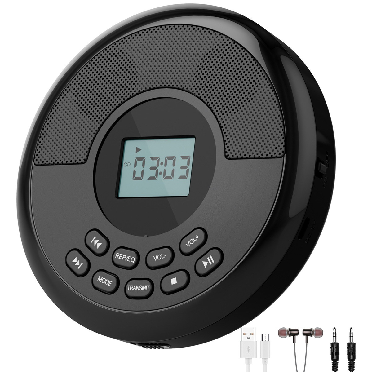 Máquina de disco de cd portáti - Audio Music Mp3 Songs avaliação e preço