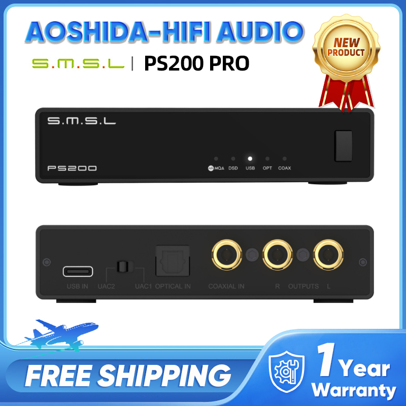 SMSL PS200 PRO DAC Conversor d - Music Audio Pro avaliação e preço