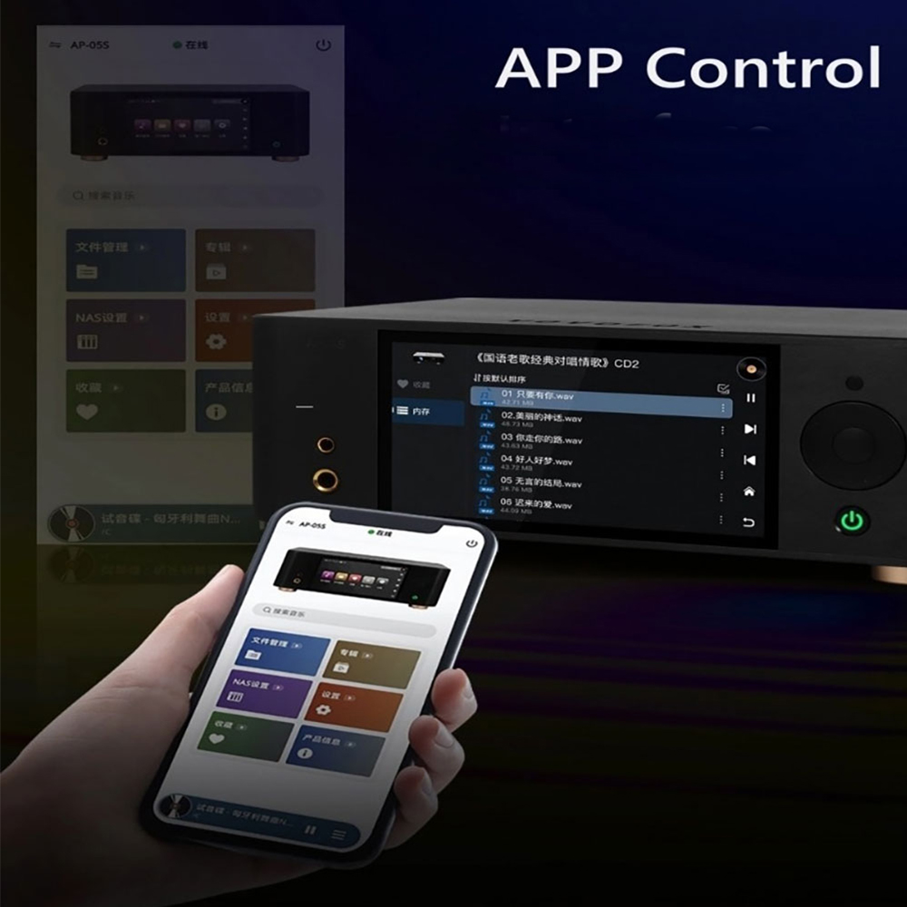 VOVOFOX-HiFi AP05S Reprodutor  - Audio Without Music avaliação e preço